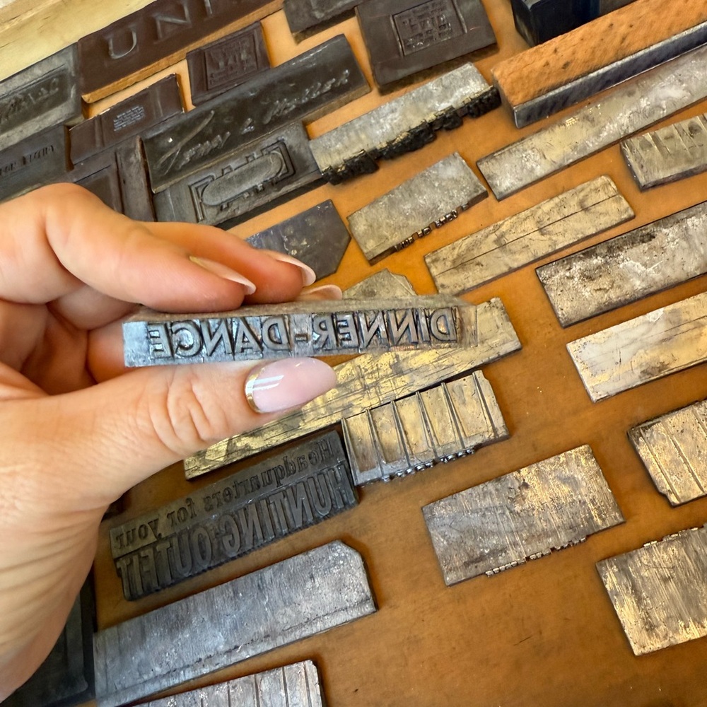 Vintage Printing Block Set - Picture 13 of 16